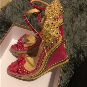 Christian Louboutin wedge sandal